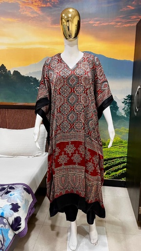 [KAKH4250] Ajrakh Modal Kaftans 4801