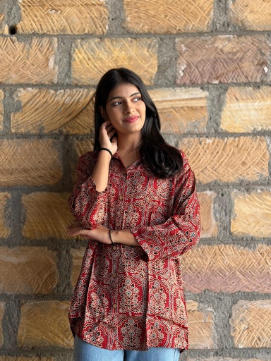 Ajrakh Modal Shirts 5015