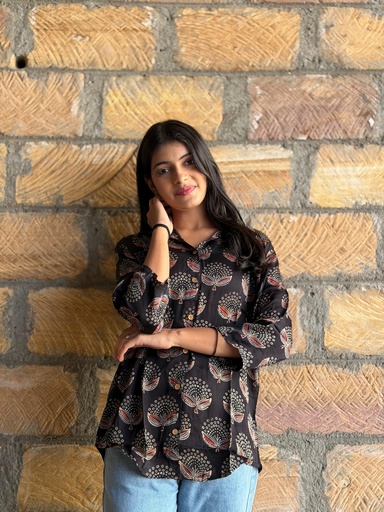 Ajrakh Modal Shirts 5015