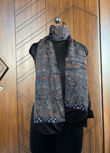 [STVD1450] Ajrakh Modal Stoles 5071