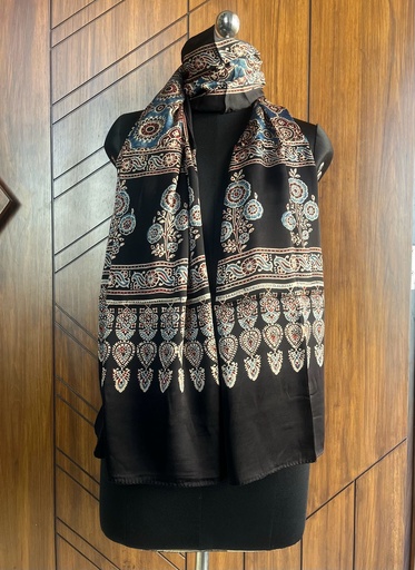 [STVD1450] Ajrakh Modal Stoles 5071
