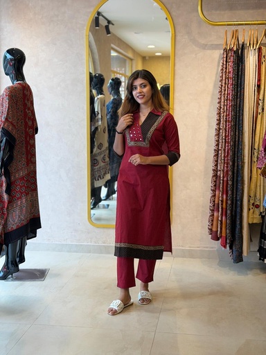 Cotton Kurti Sets 5043