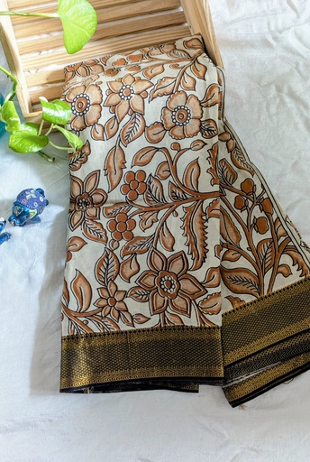 [SASAM4250] Kalamkari Maheshwari Sarees 4552