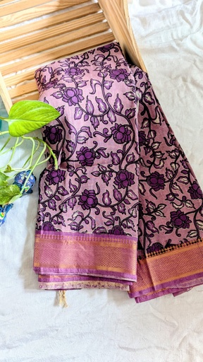 [SASAM4250] Kalamkari Maheshwari Sarees 4552