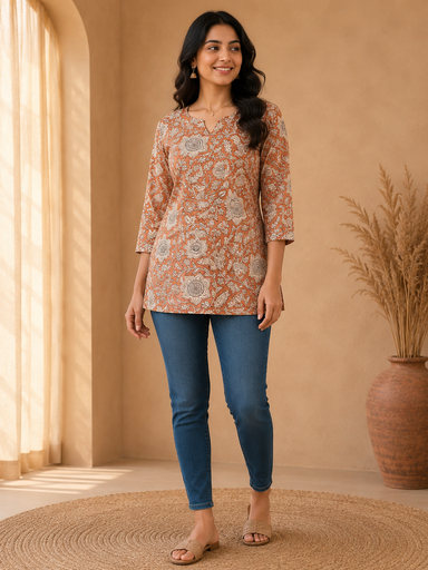 Short Cotton Kurtis 5056 