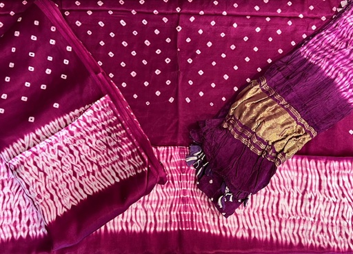 [SUMH5950] Bandhani Modal Suit Sets 5012