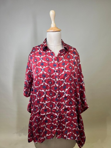 Ajrakh Modal Shirt Kaftans 5015