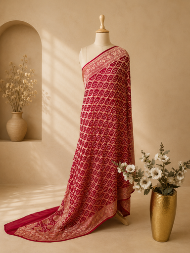 [DUAS6950] Khaddi Georgette Dupatta 4781