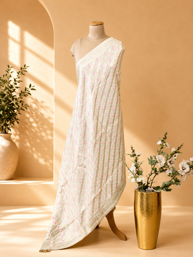 [DUAS2650] Georgette Bandhani Dupatta 4781 