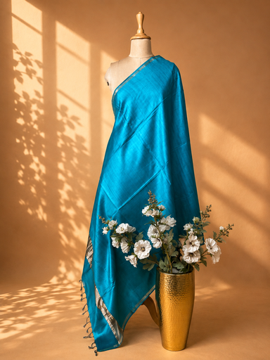 [DUAS2150] Tusser silk Dupatta 4781
