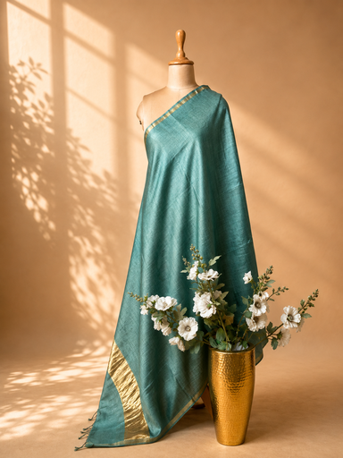 [DUAS2150] Tusser silk Dupatta 4781