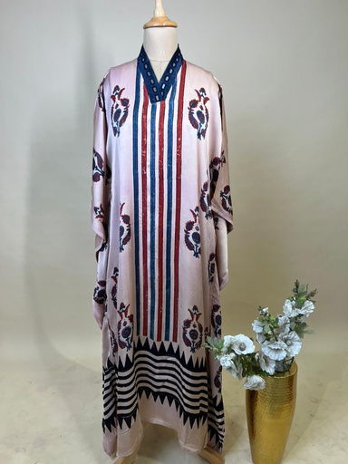 [KARH3450] Ajrakh Modal Kaftans 4803