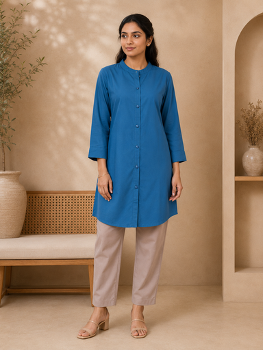  Premium Cotton Short Kurti 5058