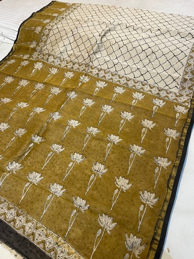 [SAPW4250] Chanderi Silk Saree 5018