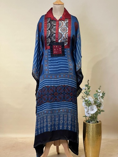 [KARH3950] Ajrakh Modal Kaftans 4803