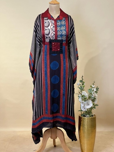 [KARH3950] Ajrakh Modal Kaftans 4803