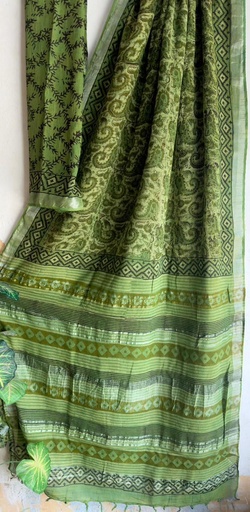 [SACH2750] Linen Cotton Saree 5012
