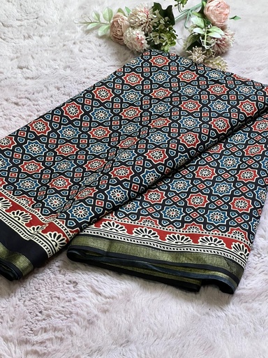 [SASH1950] Zari border Cotton Sarees 5013