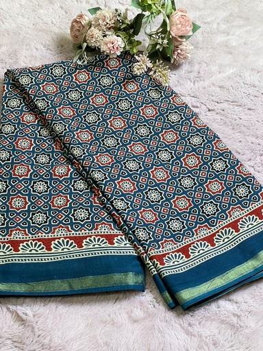 [SASH1950] Zari border Cotton Sarees 5013