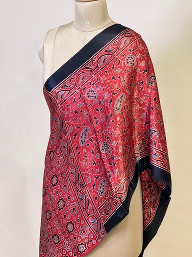 [STMT1450] Ajrakh Modal Stoles 5071