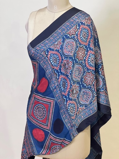 [STMT1450] Ajrakh Modal Stoles 5071