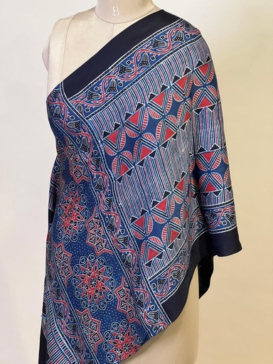 [STMT1450] Ajrakh Modal Stoles 5071