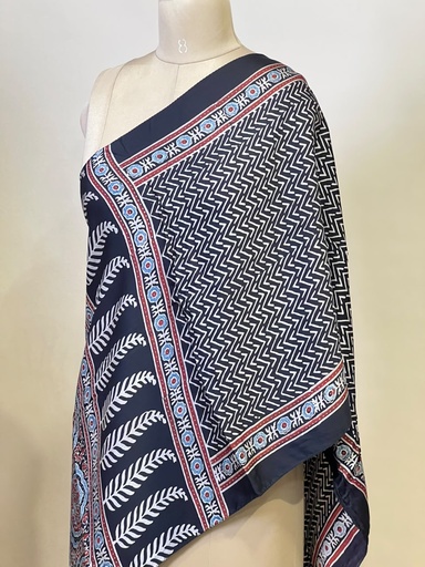[STMT1450] Ajrakh Modal Stoles 5071