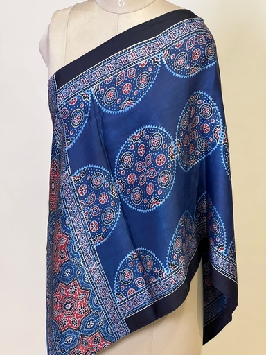 [STMT1450] Ajrakh Modal Stoles 5071