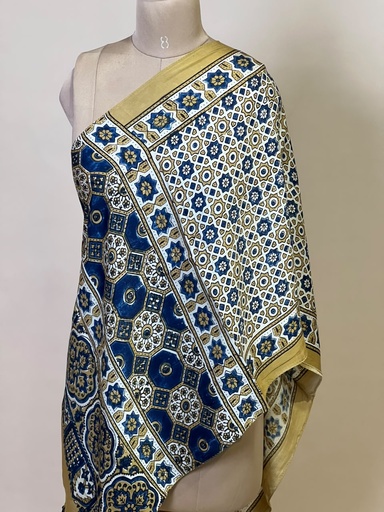 [STMT1450] Ajrakh Modal Stoles 5071