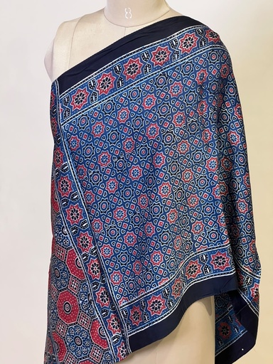 [STMT1450] Ajrakh Modal Stoles 5071