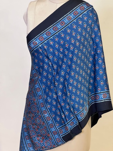 [STMT1450] Ajrakh Modal Stoles 5071
