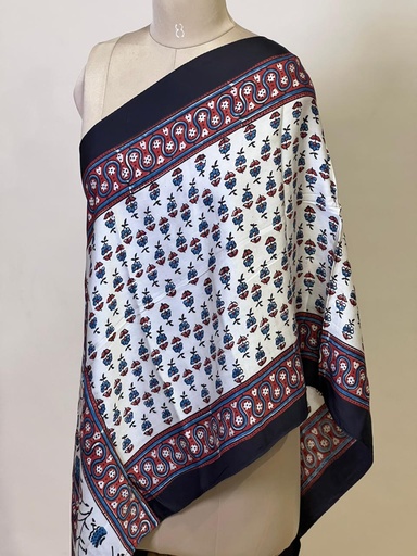 [STMT1450] Ajrakh Modal Stoles 5071