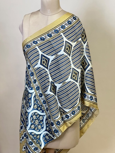 [STMT1450] Ajrakh Modal Stoles 5071