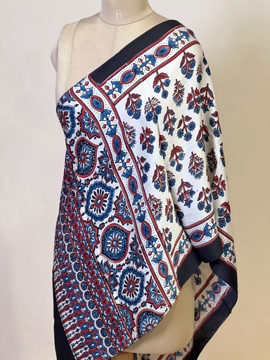 [STMT1450] Ajrakh Modal Stoles 5071