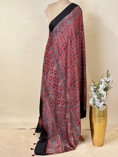 [DUMT2190] Ajrakh Modal Dupatta 5072