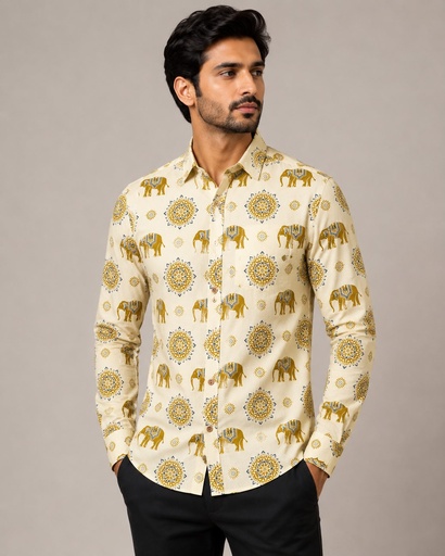 Cotton Mens Shirts 5049