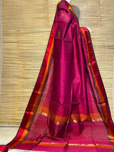 [SAPW6950] Handloom Maheshwari Silk Sarees 5028
