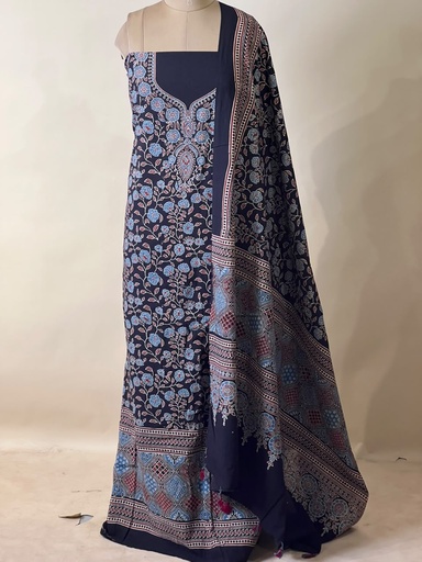 [SUMT3650] Premium Ajrakh Cotton Suit 5025