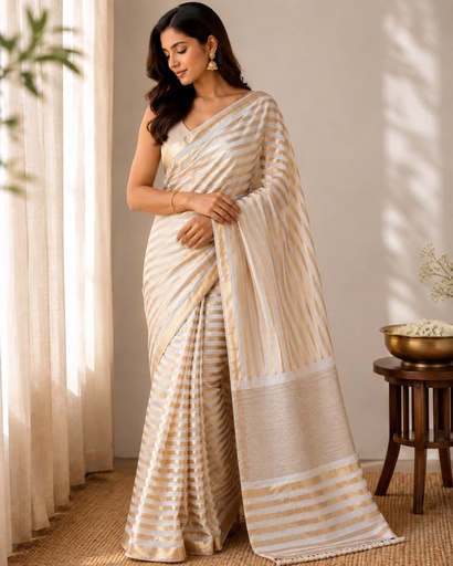 [SALT2950] Linen Sarees 5051