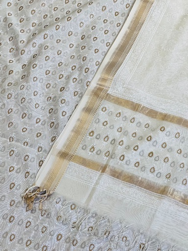 [SUZH3950] Handloom Maheshwari Silk Suits 5025
