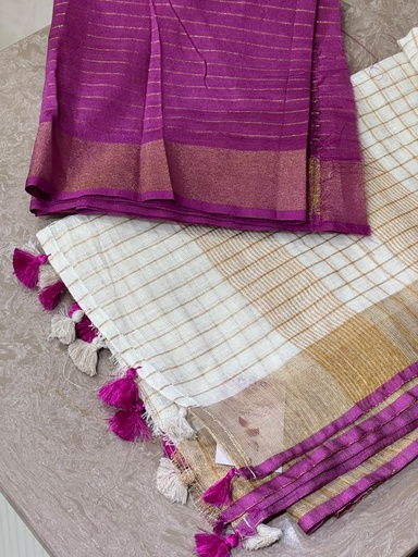 [SALT2950] Premium Linen Sarees 5051