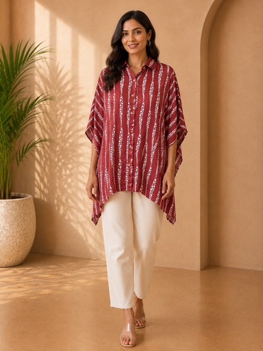 Ajrakh Modal Shirt Kaftans 5015