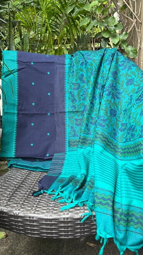 [SUSAM3190] Handloom Cotton Suits 4562