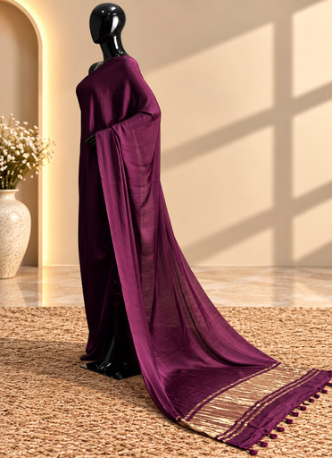 [SAMT4450] Premium Plain Modal Sarees 5020