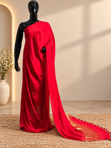 [SAMT4450] Premium Plain Modal Sarees 5020