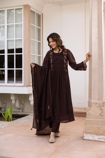 Mul Chanderi kurti sets 4609