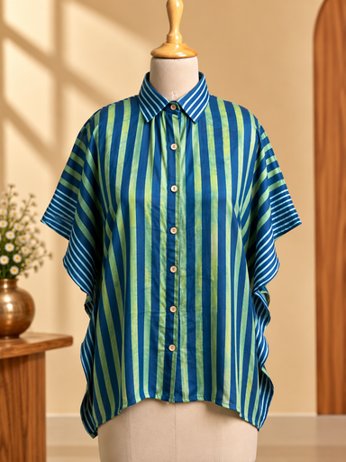 [KARH2250] Ajrakh Modal Shirt Kaftans 5015 