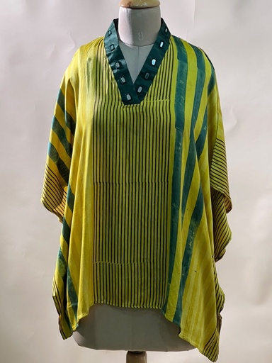 [KARH2450] Ajrakh Modal Short Kaftans 5015 